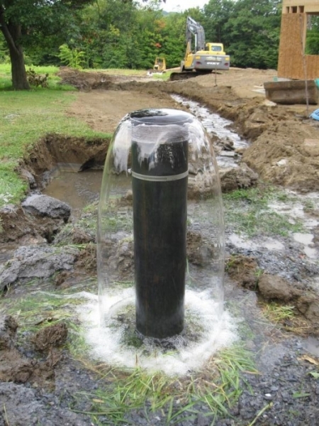 Артезианская вода может бить фонтаном даже без насоса